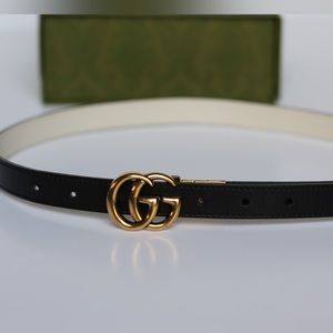 Gucci GG MARMONT REVERSIBLE THIN BELT